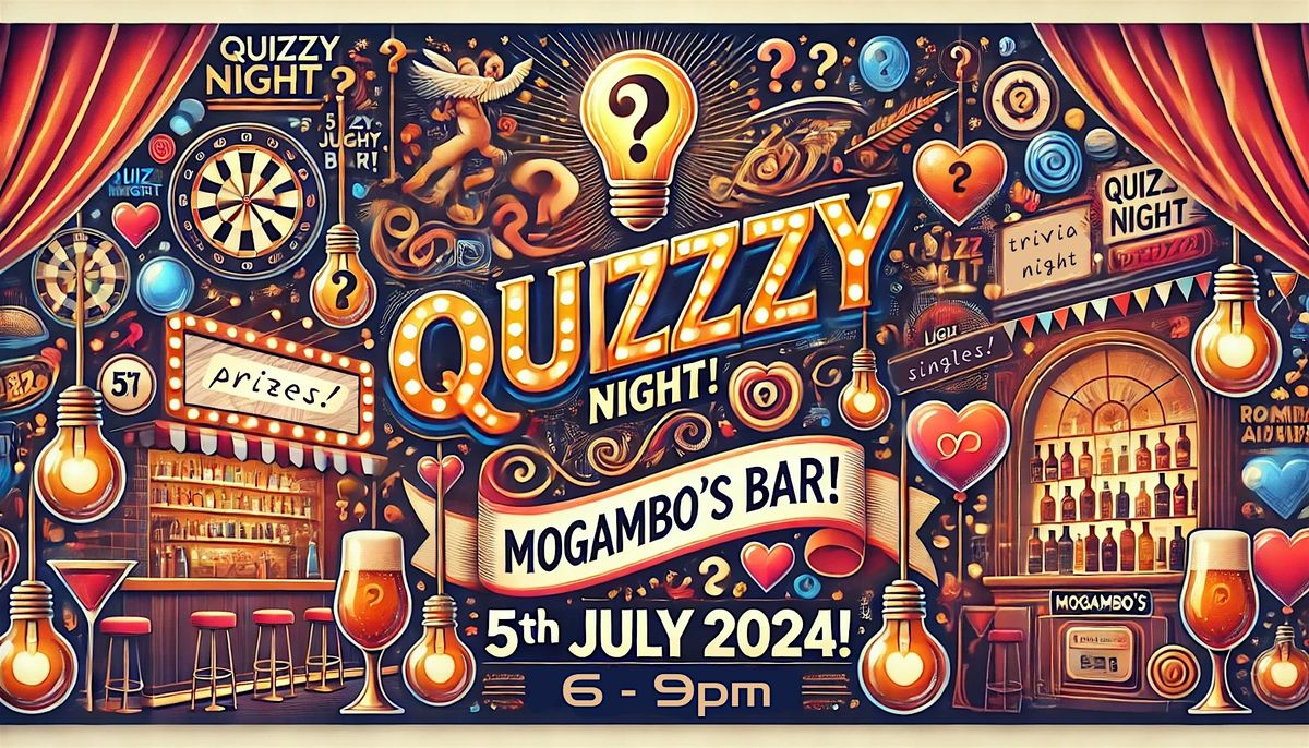 Quizzy Night @ Mogambo! | Mingle w Singles! | BingoBash Games!