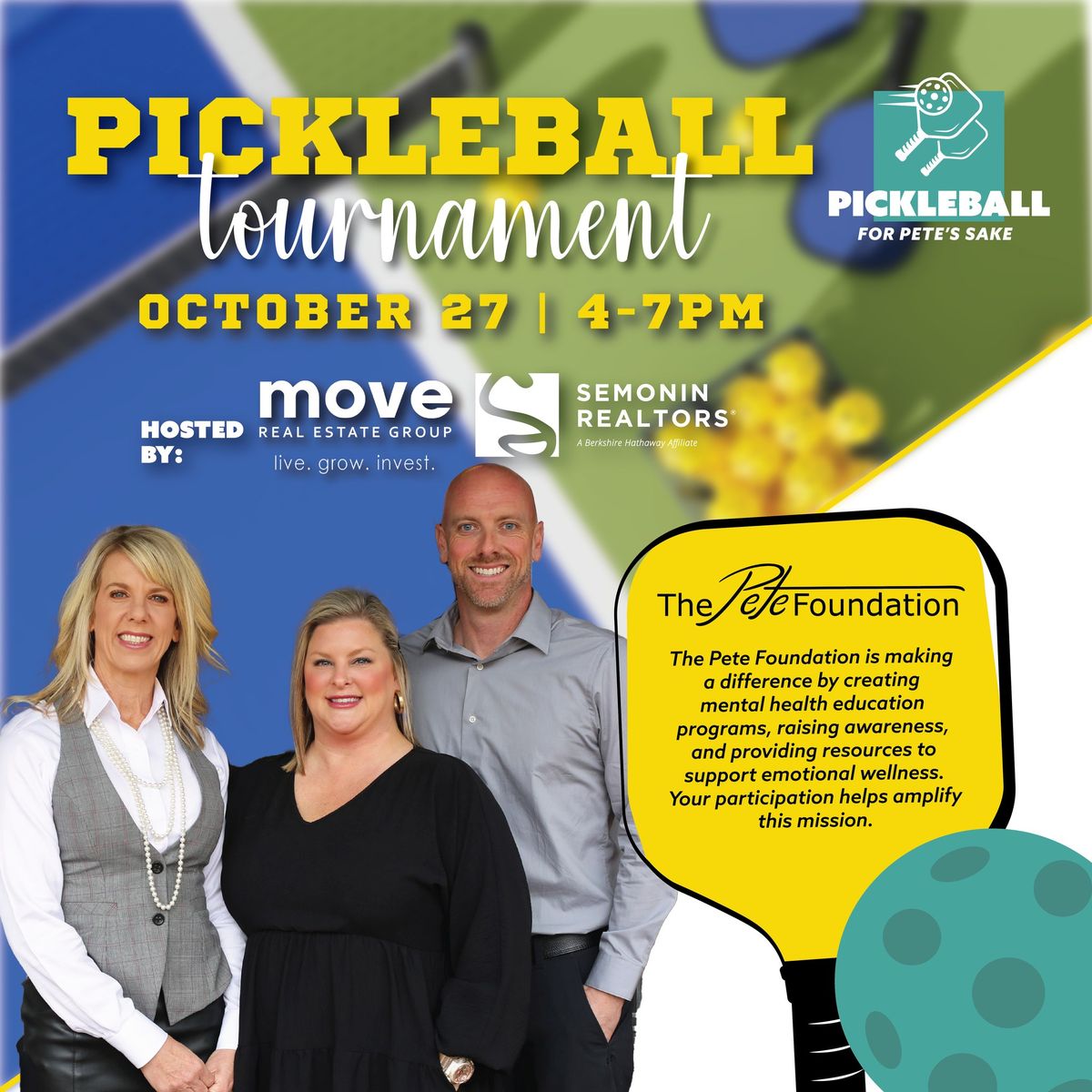 Move Real Estate Group Fun Pickleball Tournament