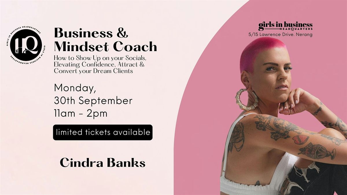 GIB HQ Masterclass Cindra Banks - Business & Mindset Coach