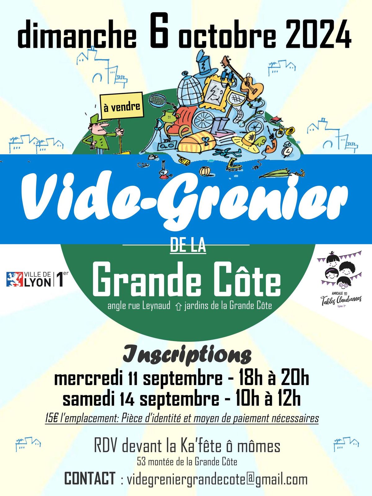 VIDE GRENIER de la Grande C\u00f4te 69001