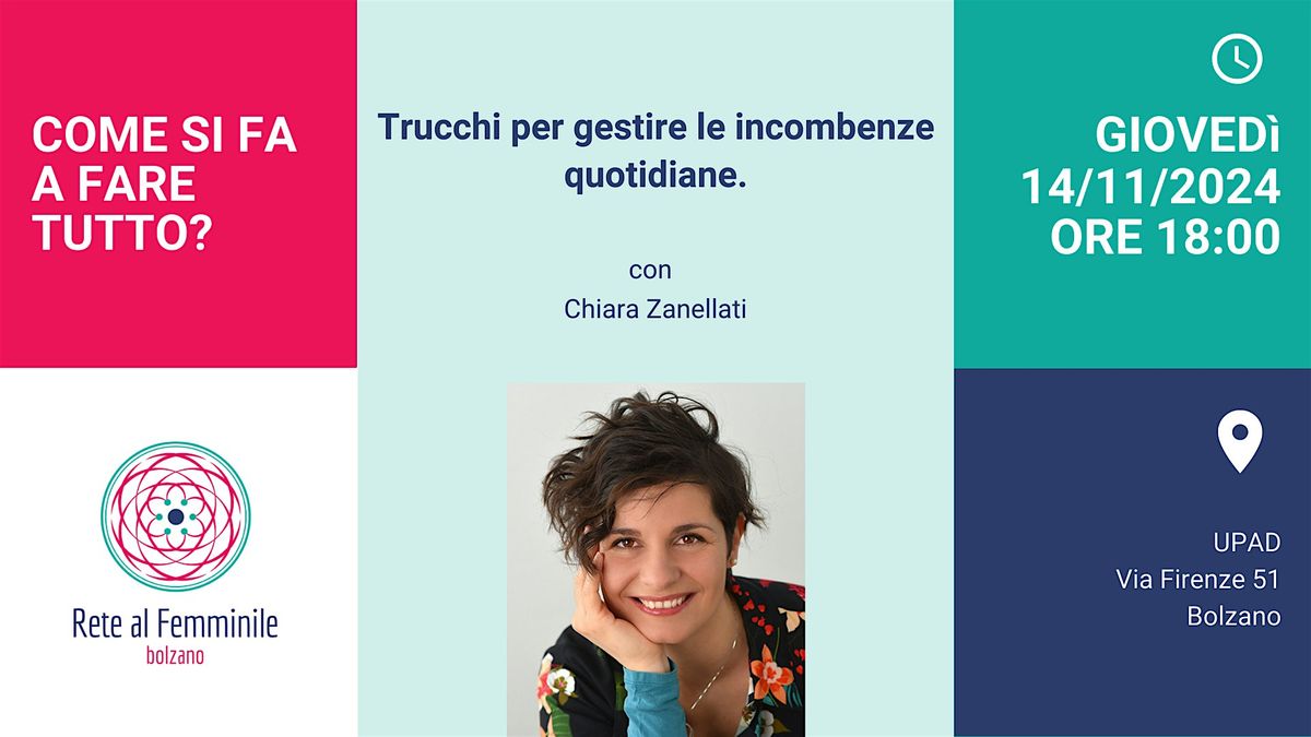 Come si fa a fare tutto? Trucchi per gestire le incombenze quotidiane