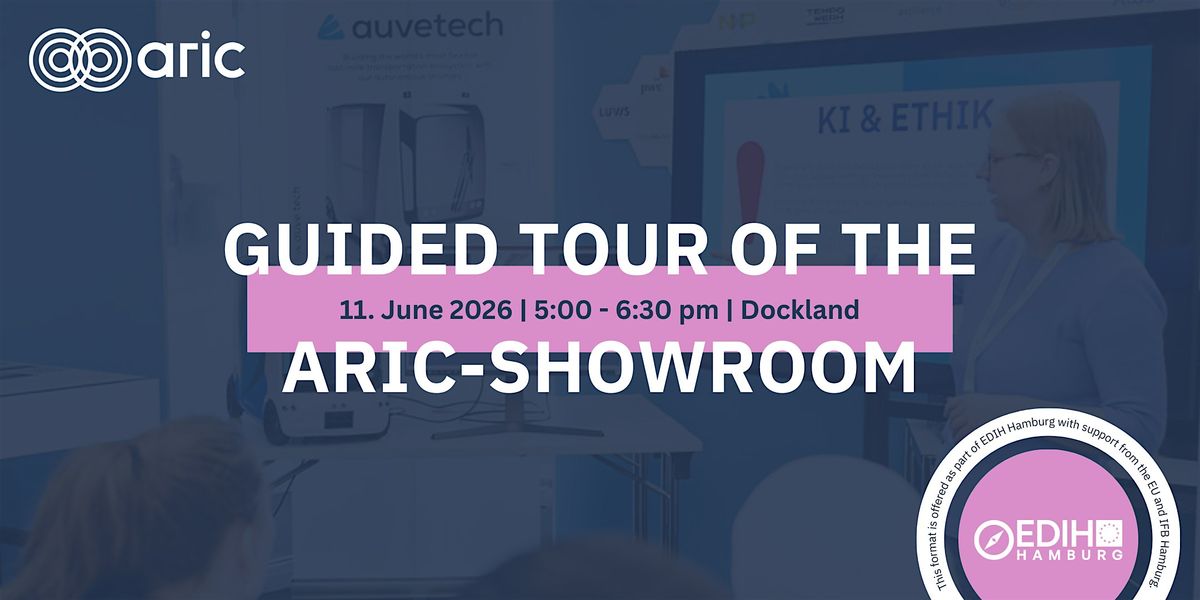 IN ENGLISH | Guided tour of the ARIC showroom for artificial intelligence