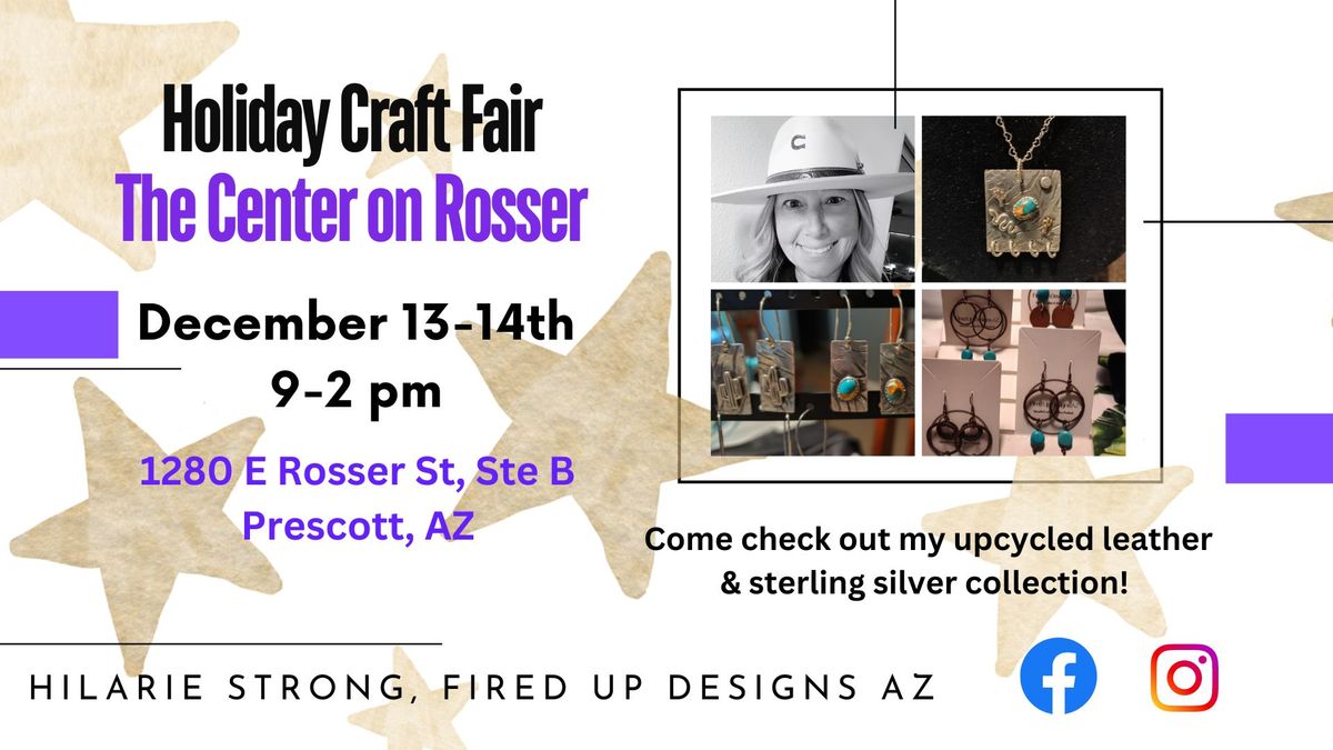 Holiday Craft Fair - The Center on Rosser - Vendor