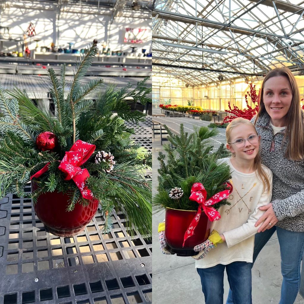 Kids + You Holiday Porch Pot Class