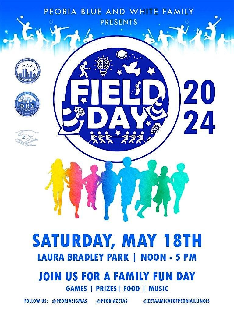 Peoria Blue and White Family Presents Field Day