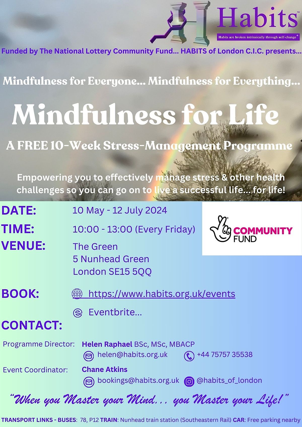 MINDFULNESS FOR LIFE - 2024