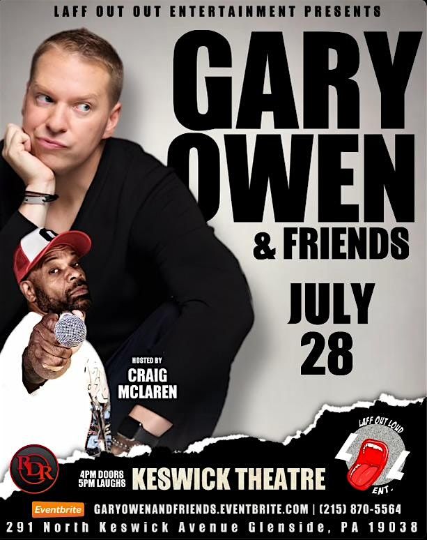 Gary Owens & Friends at The Keswick Theatre | July 28th One Show Only
