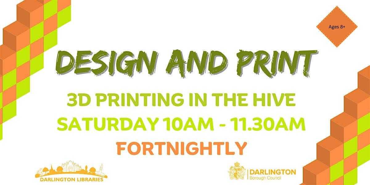 The Hive: Design and Print - Saturdays (ages 8+)