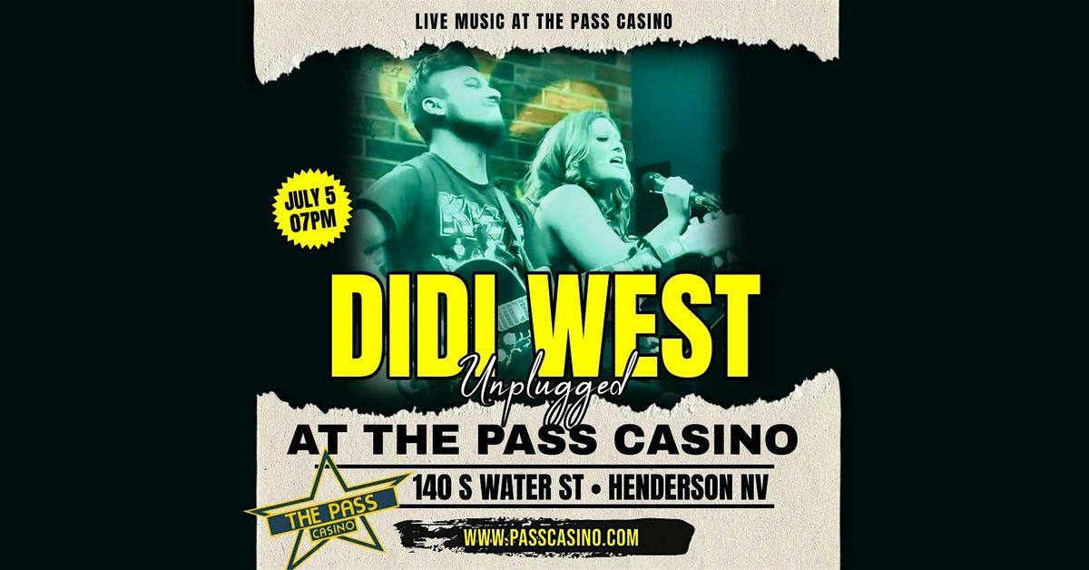 Didi West Unplugged at The Pass