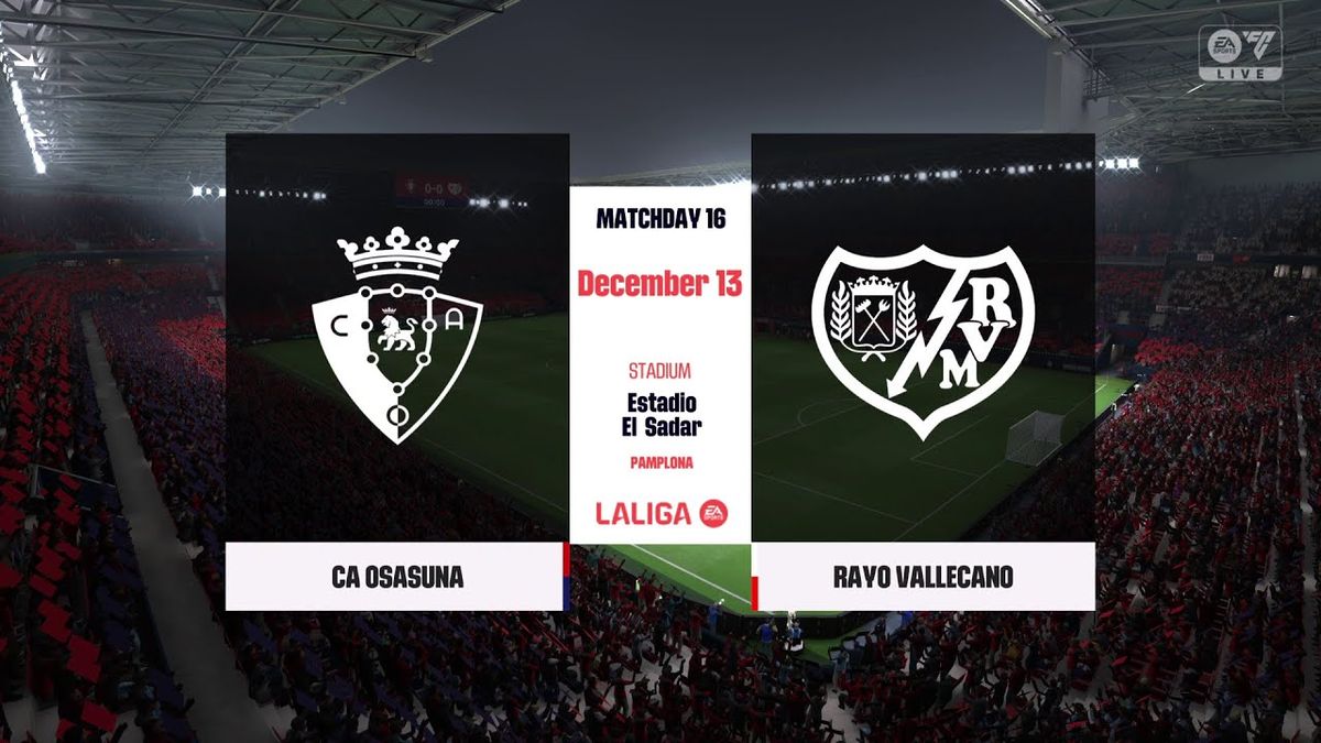 Rayo Vallecano vs CA Osasuna at Vallecas Stadium