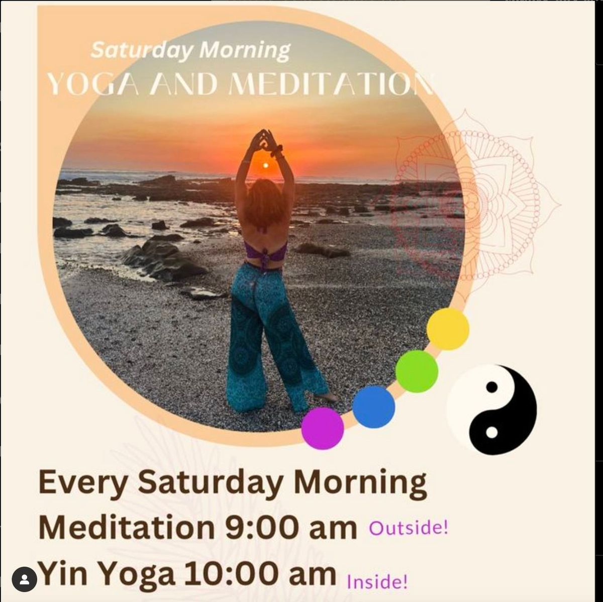 Saturday Morning Yoga & Meditation w\/ Amelia