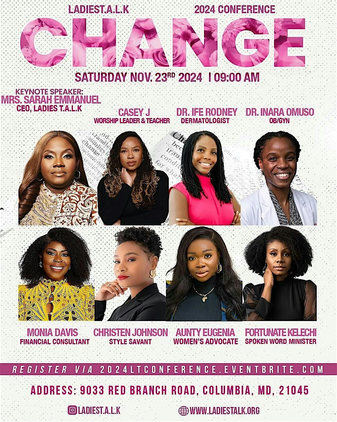 LadiesT.A.L.K Women's Conference - CHANGE