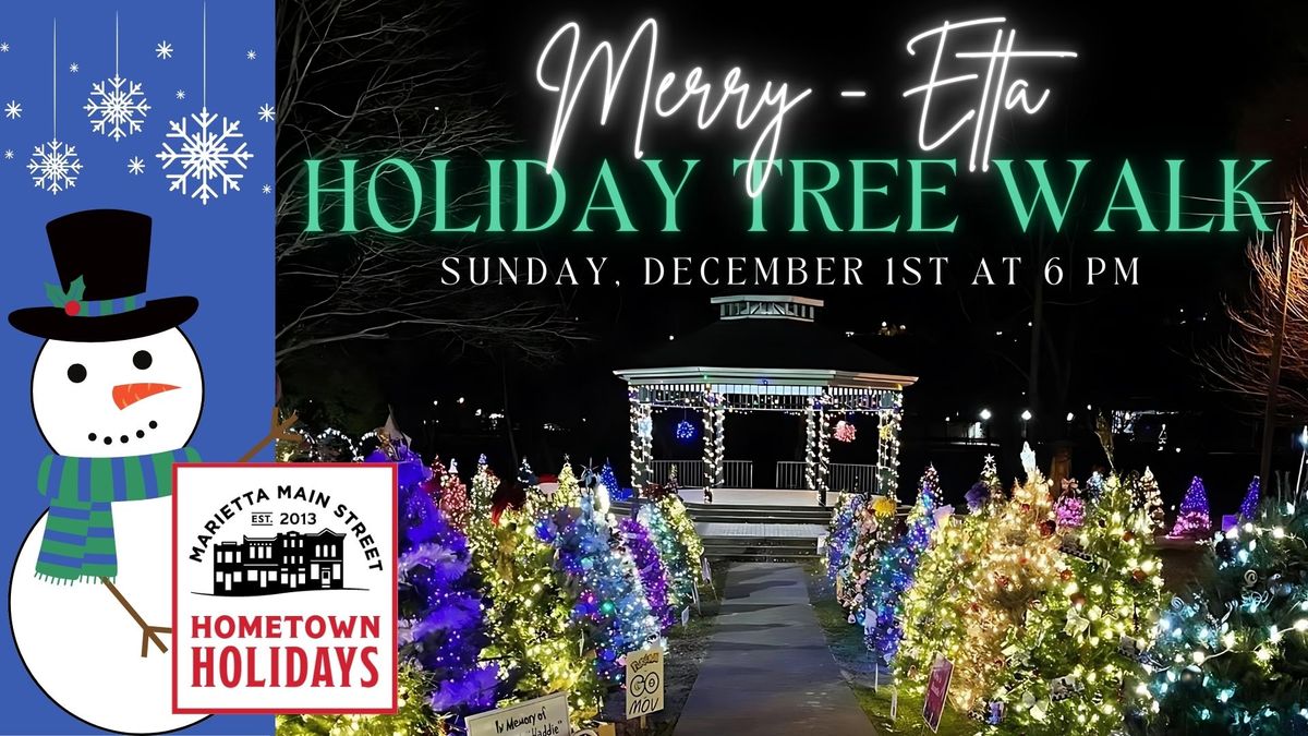 Opening Night of the Holiday Tree Walk