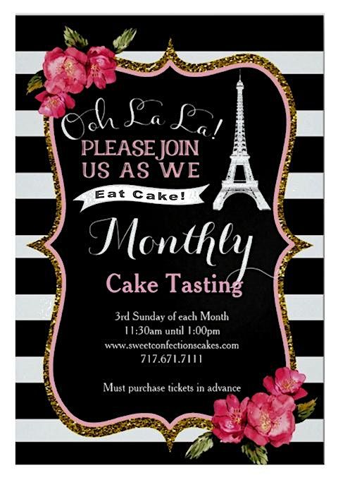 Cake Tasting Event