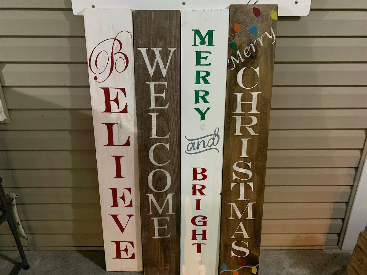 Holiday Porch Sign Class at The Vineyard at Hershey!