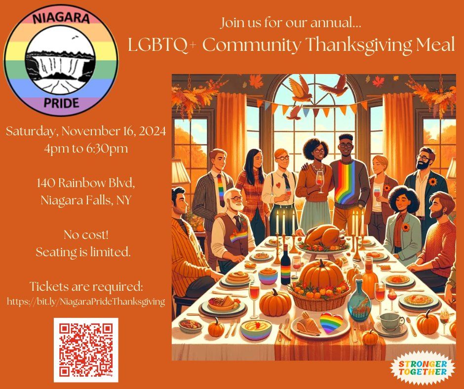 Niagara Pride's LGBTQ+ Community Thanksgiving Meal