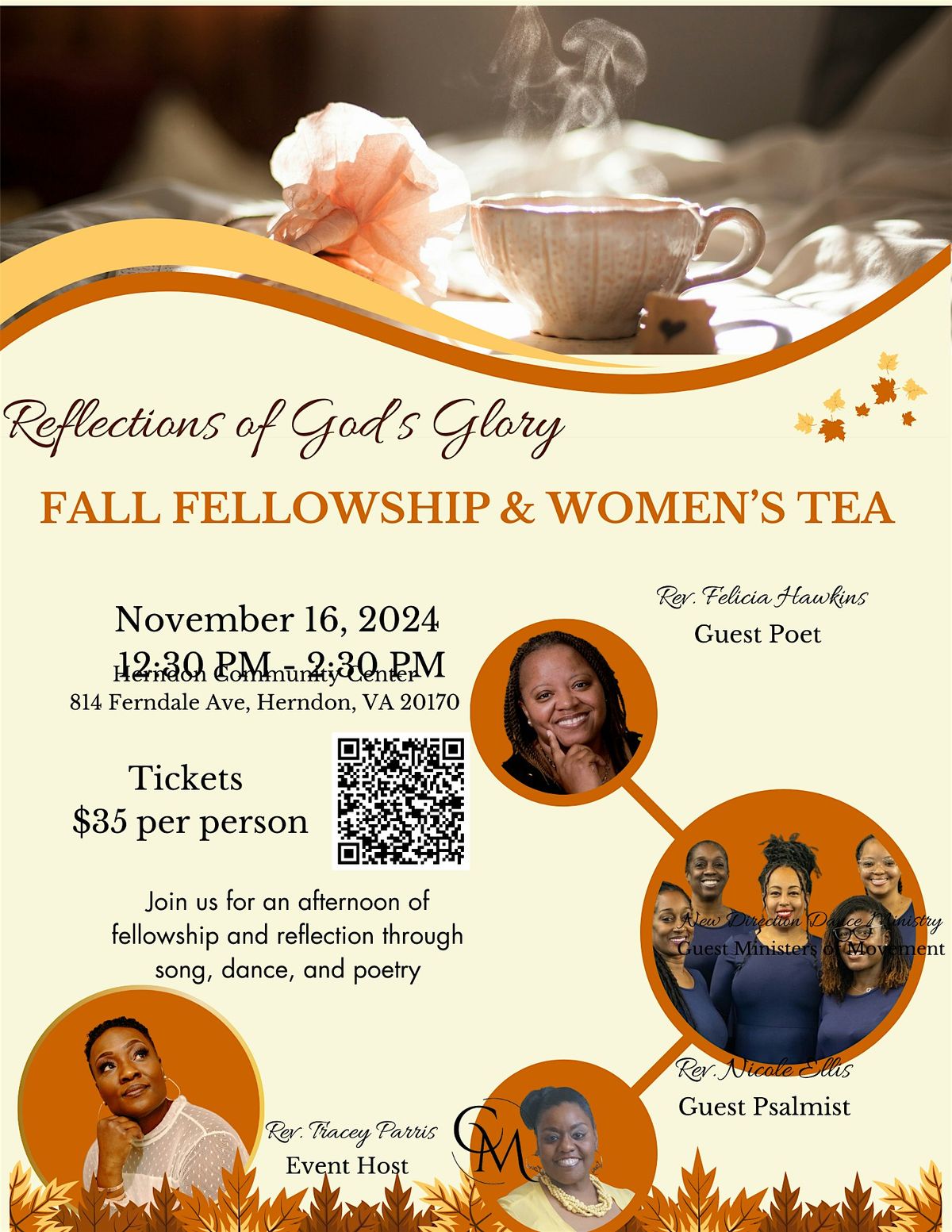 Reflections of God's Glory Fall Fellowship & Women's Tea