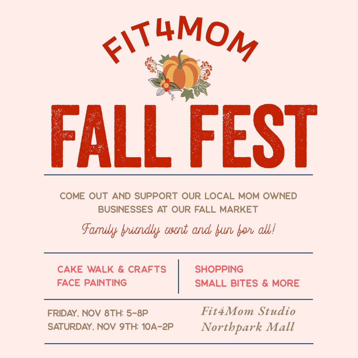 Fit4Mom Fall Fest & Market