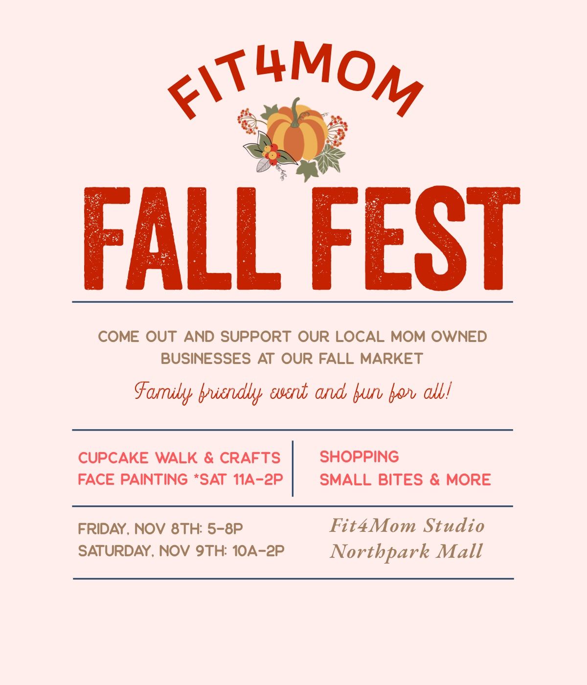 Fit4Mom Fall Fest & Market