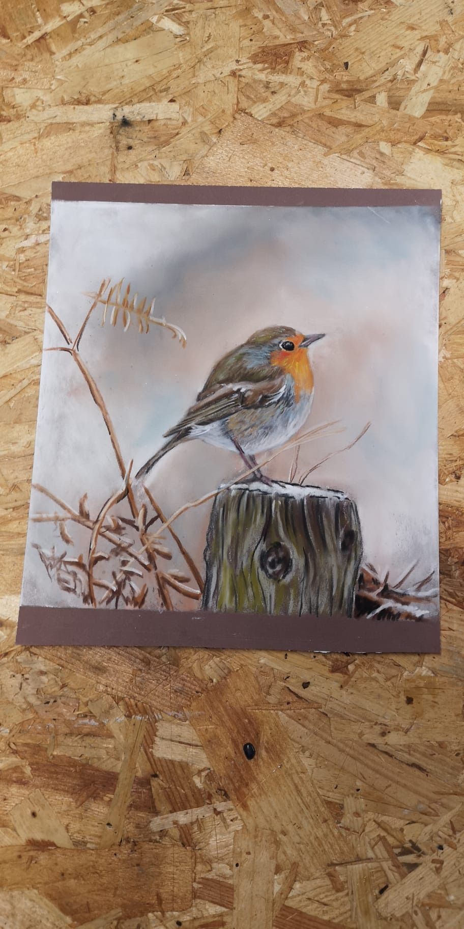 Robin Workshop in pastels with Eunice Friend 