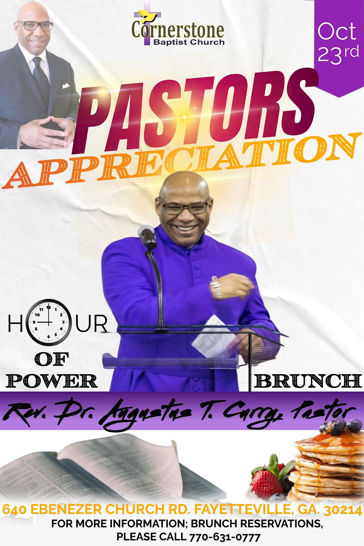 Pastor Currys Appreciation Brunch