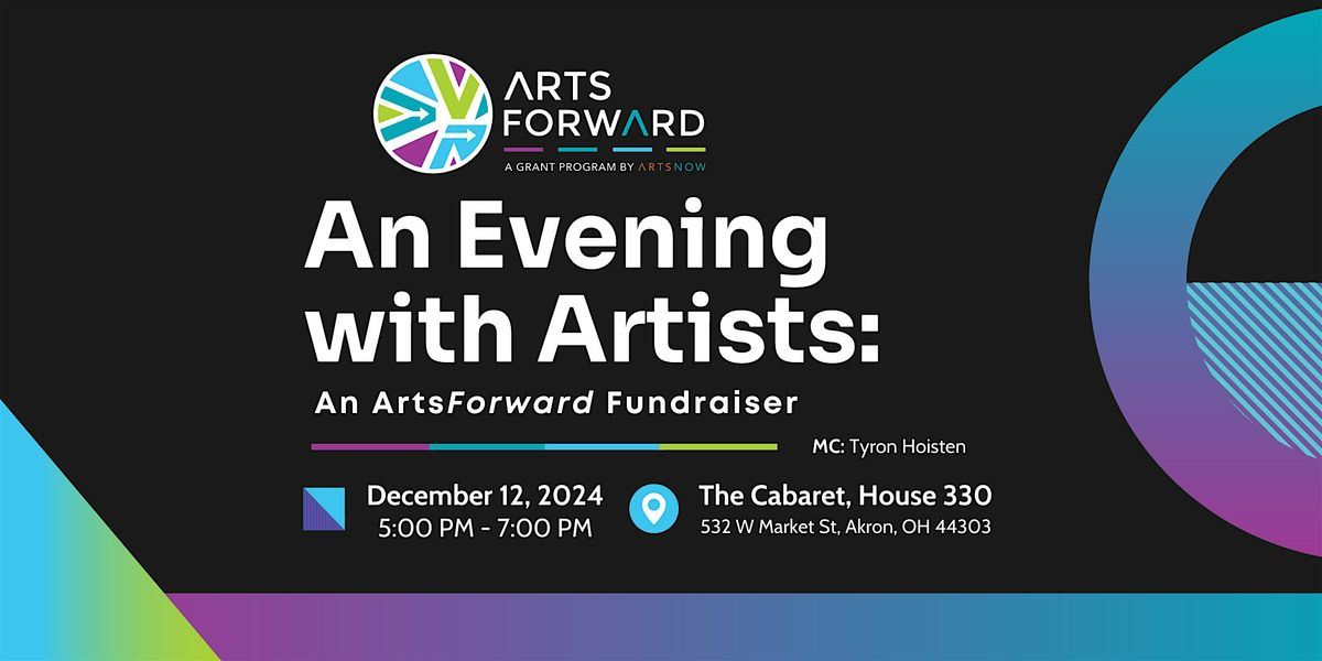 An Evening with Artists: A Fundraiser for ArtsForward