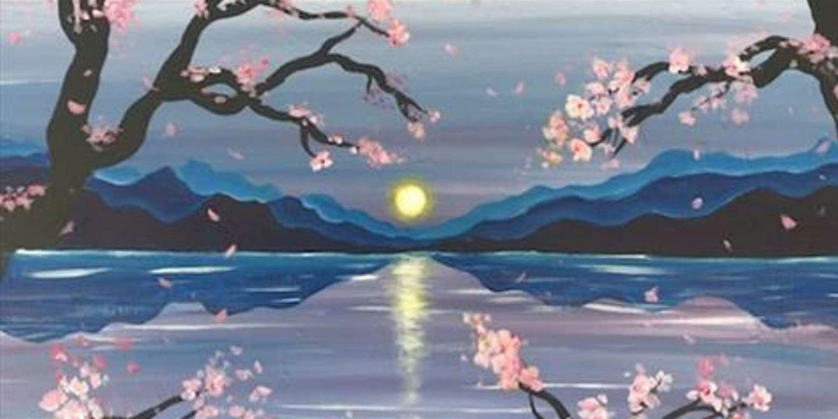 Cherry Blossom Sunrise - Paint and Sip by Classpop!\u2122