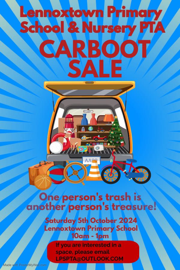 LPS PTA Car Boot Sale & Fundraising Event