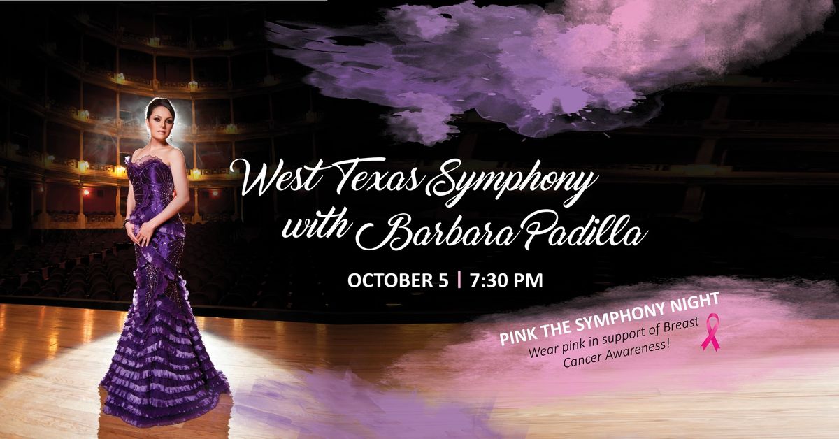 WEST TEXAS SYMPHONY WITH BARBARA PADILLA