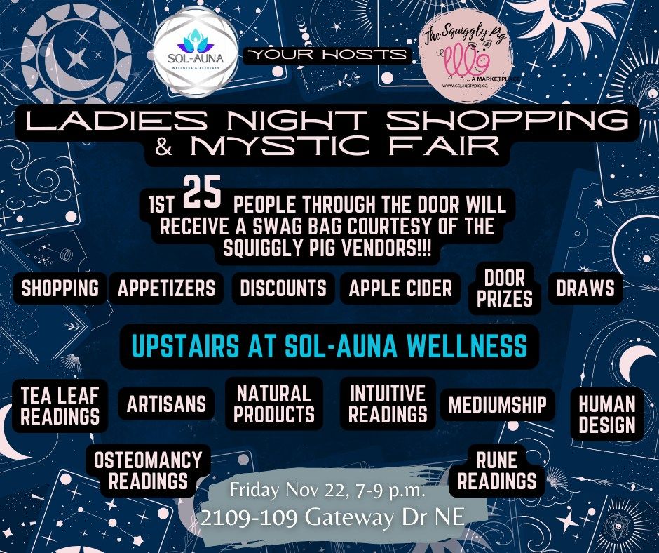 Ladies Night Shopping & Mystic Fair