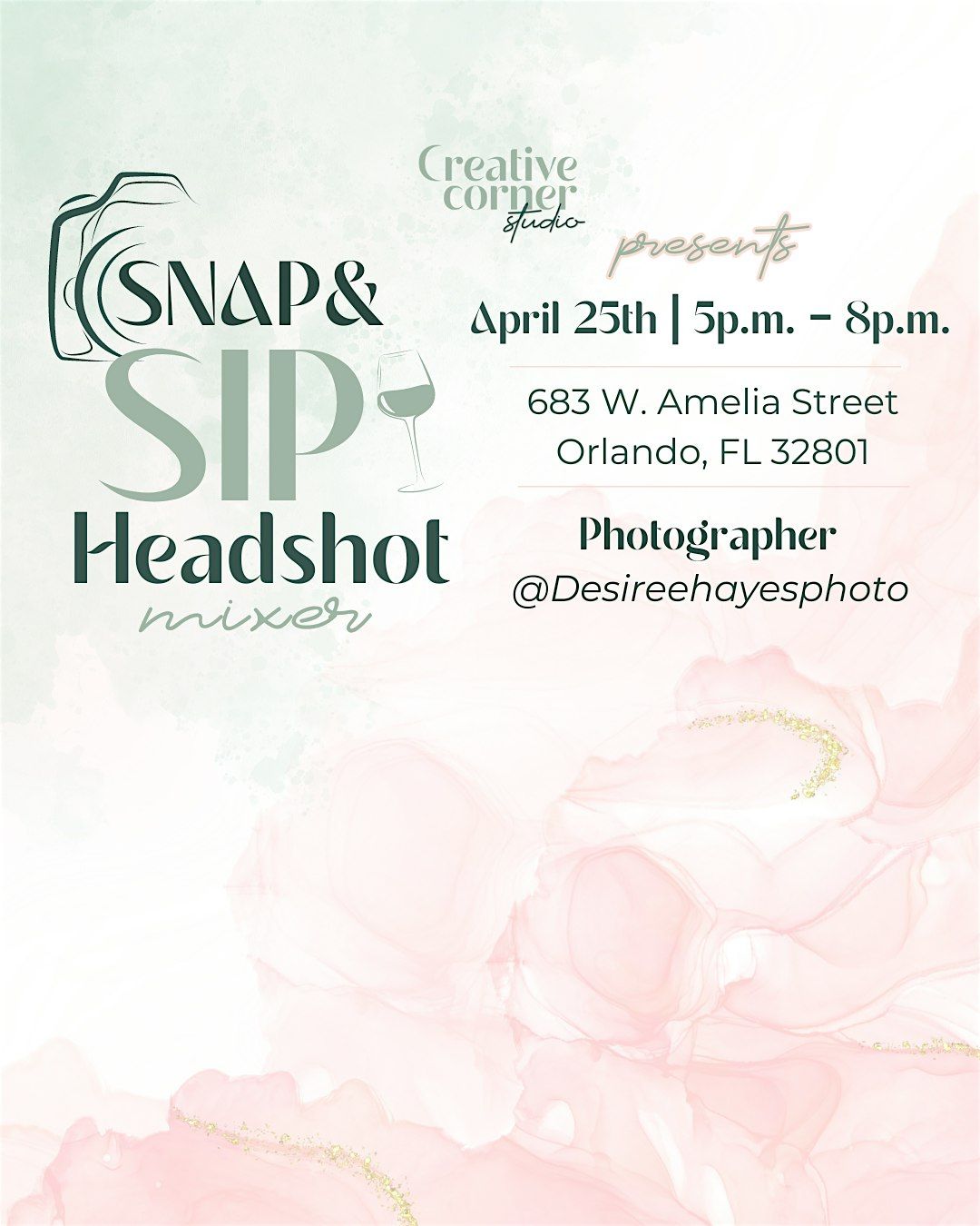 Snap & Sip Headshot Mixer