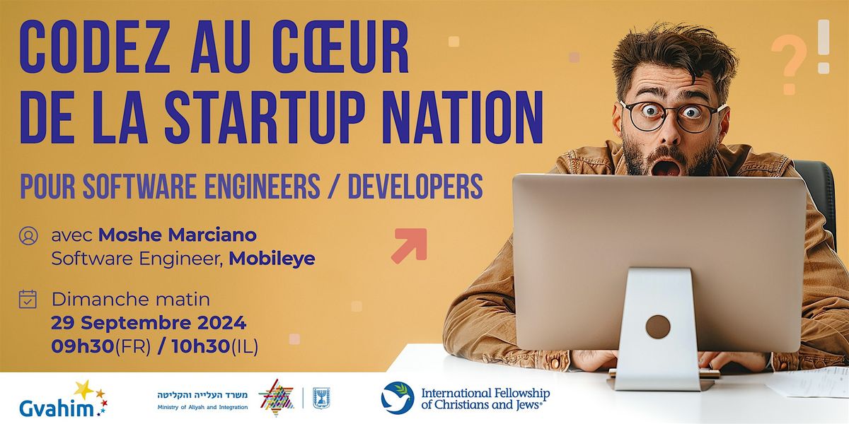 Codez au c\u0153ur de la Startup nation- "Software engineer\/developer"