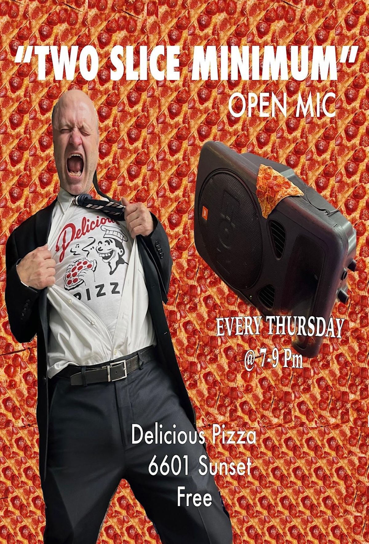 Two Slice Minimum Open Mic Comedy Show