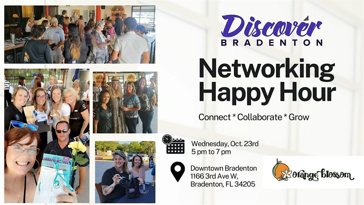 Discover Bradenton October Networking Event - Orange Blossom Coffee