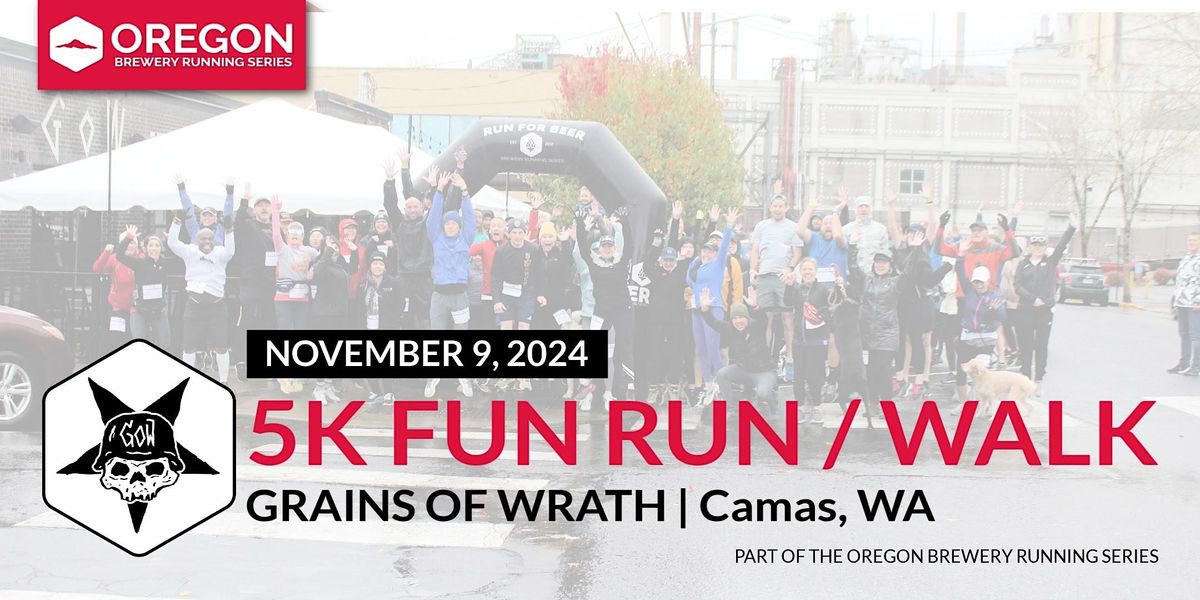 5k Beer Run x Grains of Wrath Brewery | 2024 Oregon Brewery Running Series