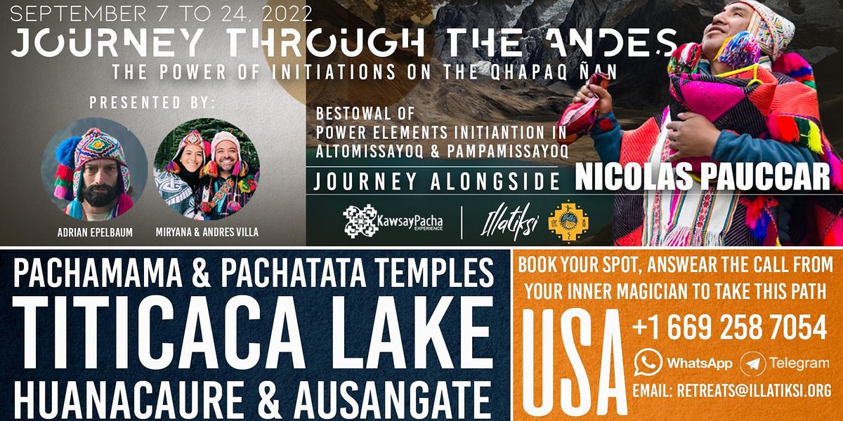 18 Day Andean Pilgrimage & Shamanic Initiation