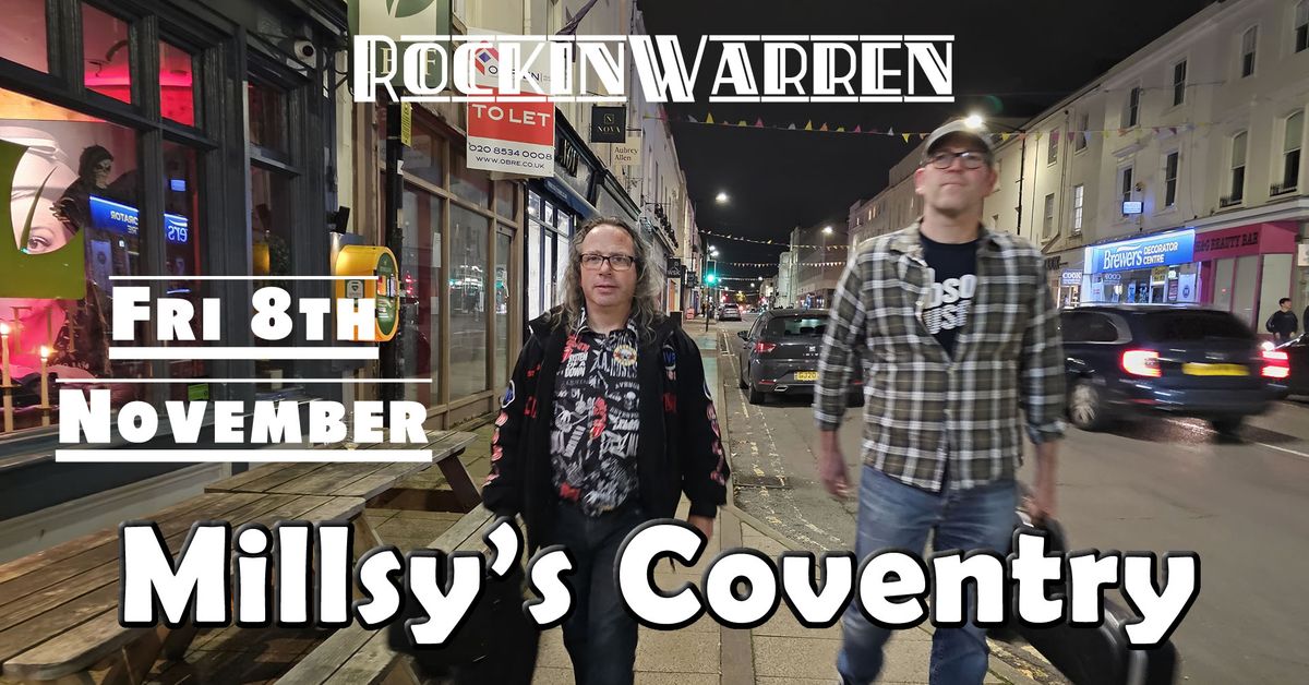 Friday Night Live At Millsy\u2019s Friday 8th November