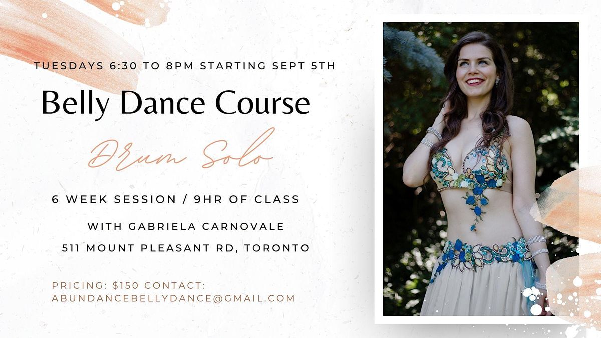 Belly Dance Intensive Drum Solo Course