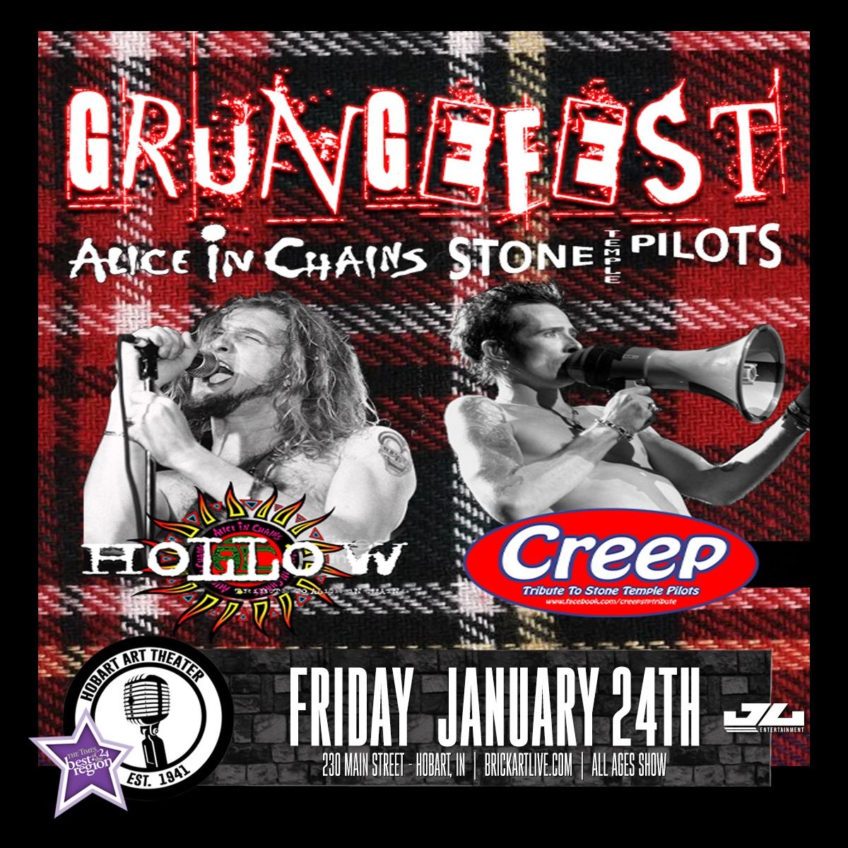 Grunge Fest: Creep - Tribute to Stone Temple Pilots & Hollow - Tribute to Alice in Chains