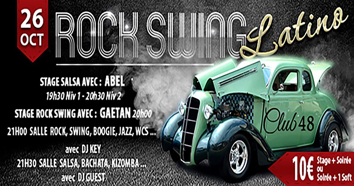 Stages et soir\u00e9e Rock, Swing & LAtino