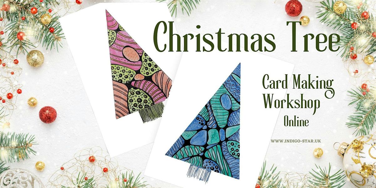 Festive Watercolour Christmas Tree Card Making Workshop