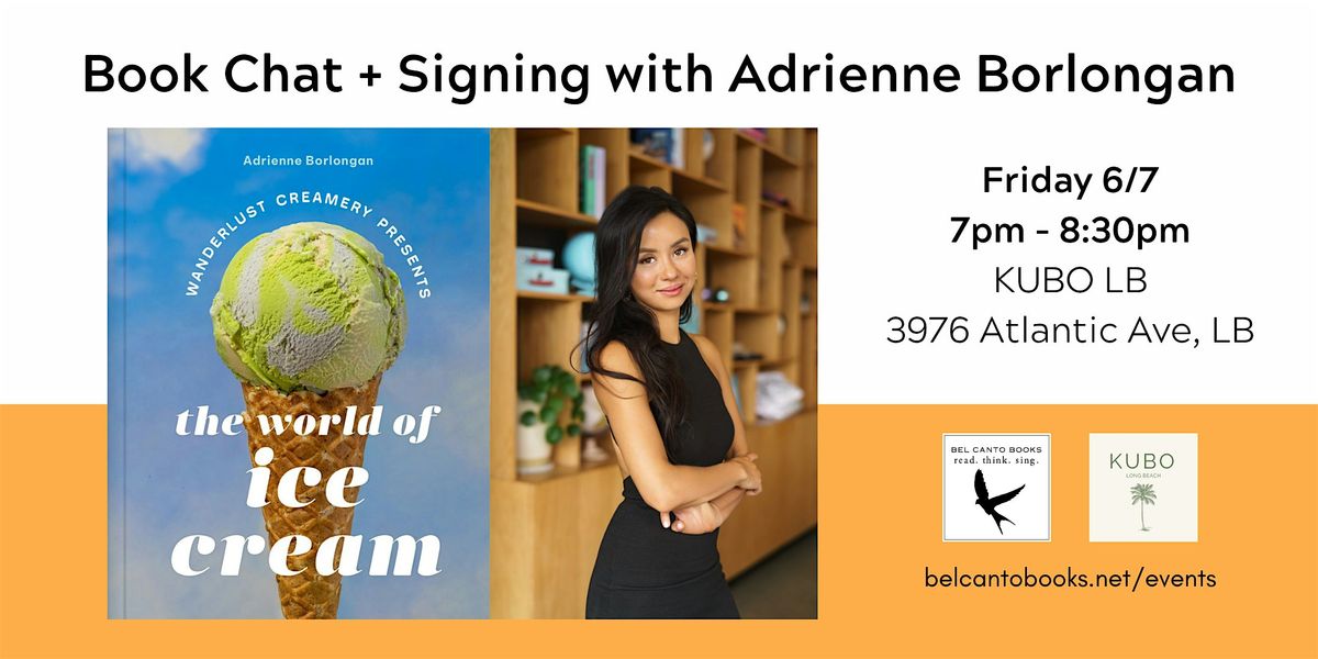 Book Chat + Signing with Adrienne Borlongan, The Wanderlust Creamery