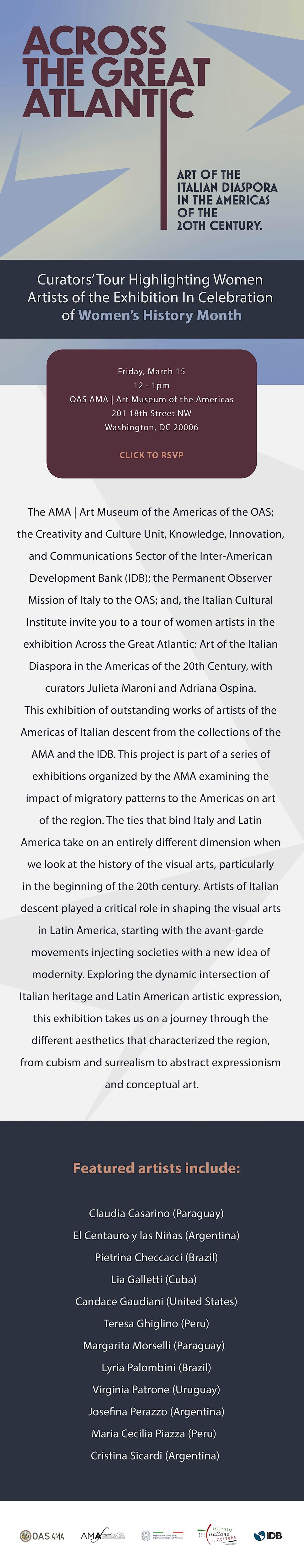 Curators' Tour of Across the Great Atlantic: Art of the Italian Diaspora