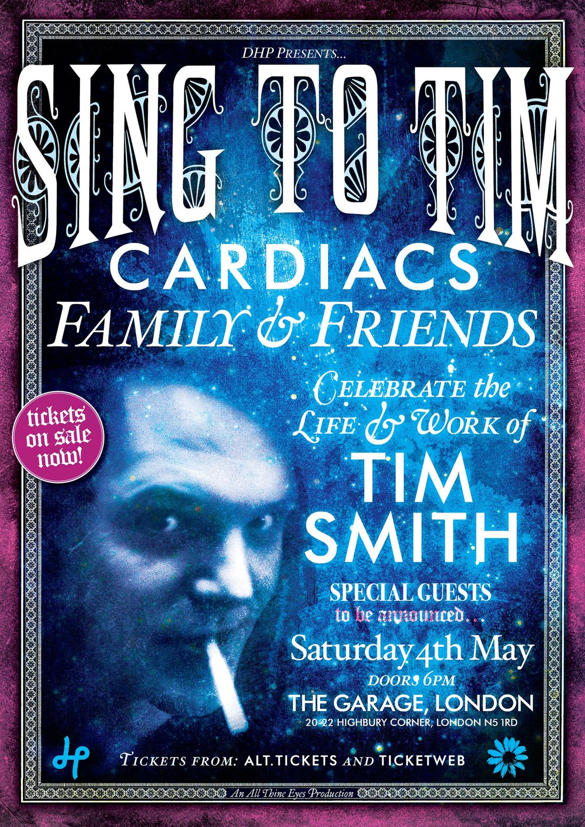 CARDIACS - Celebrate the music of Tim Smith live at The Garage, London