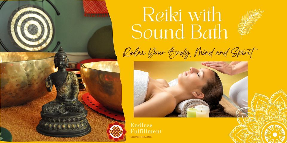 Energy booster session:  Personal Reiki treatment with Sound Bath