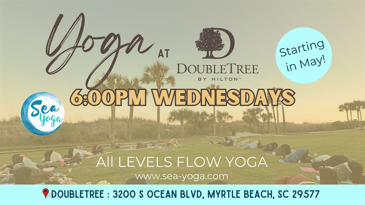 Sunset Yoga by the Beach at DoubleTree Resort