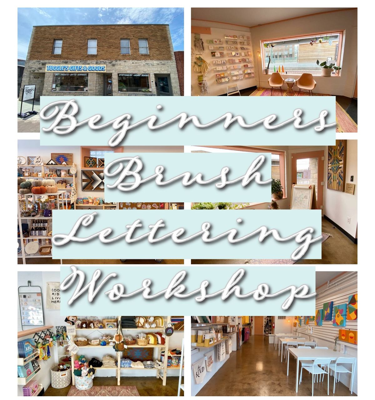 Beginners Brush Lettering at Tuggle\u2019s Gifts & Goods