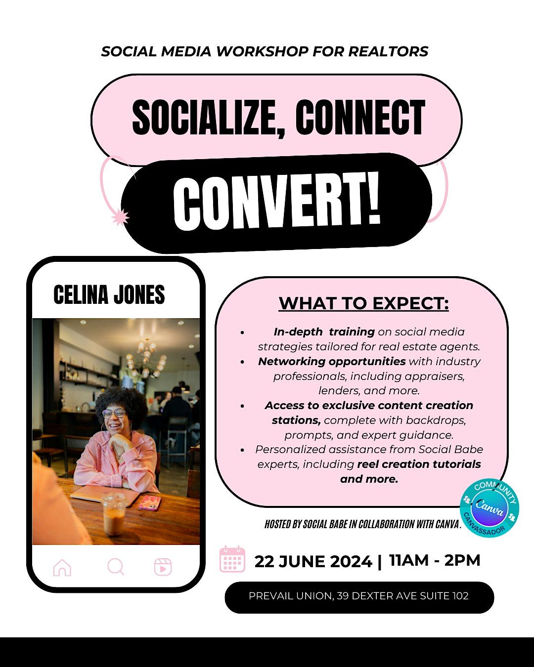 Socialize, Connect, Convert : Social Media Workshop for Realtors