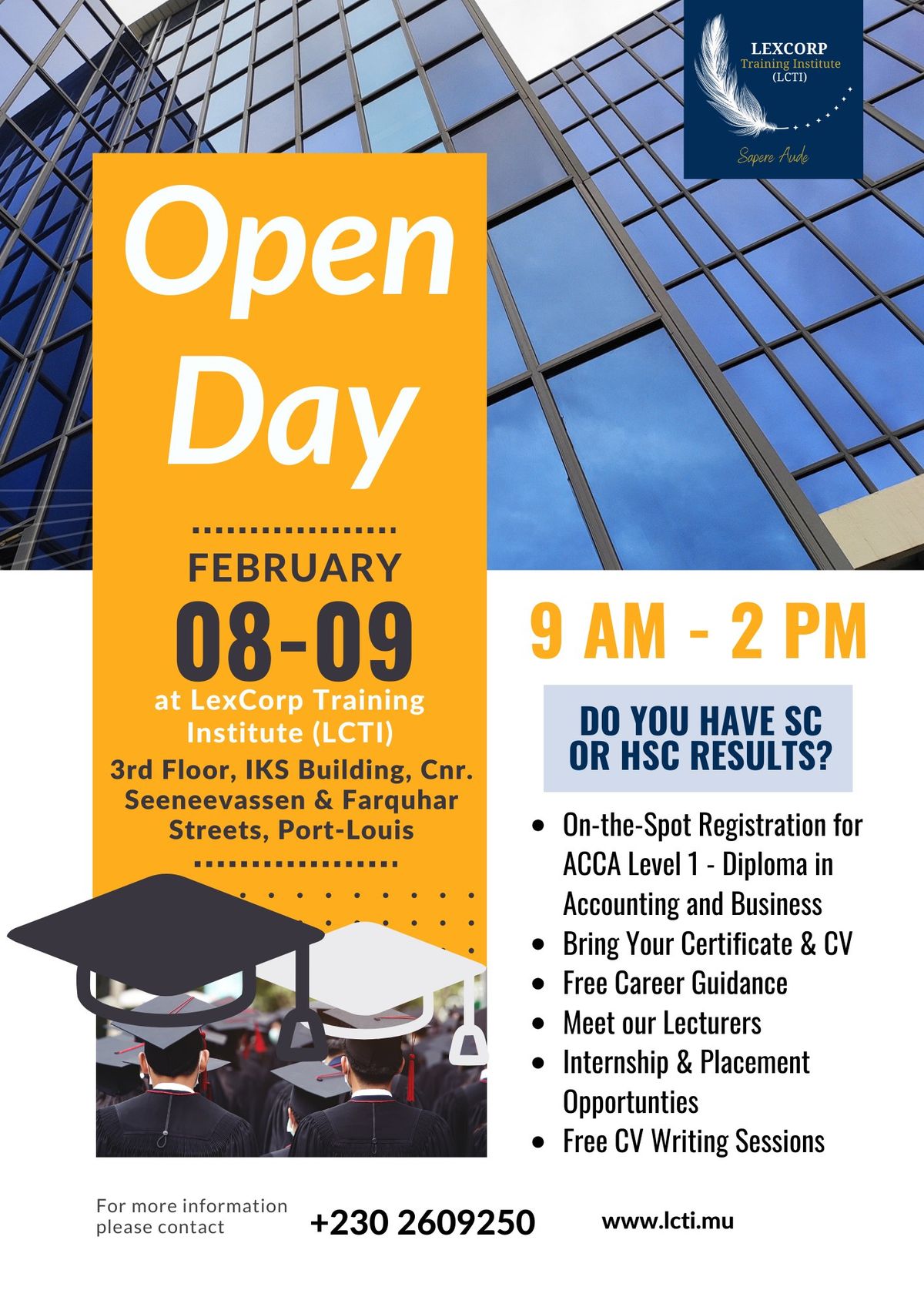 OPEN DAY AT lCTI