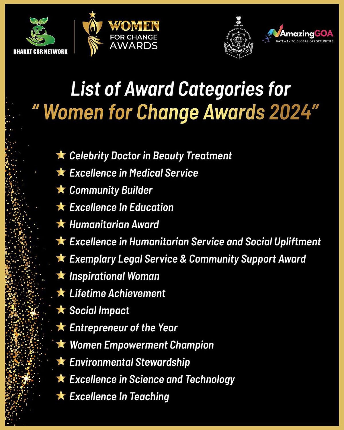 Women for Change Awards 2024